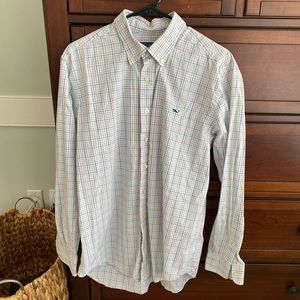 Vineyard Vines Multicolor Plaid Casual Button Down Shirt